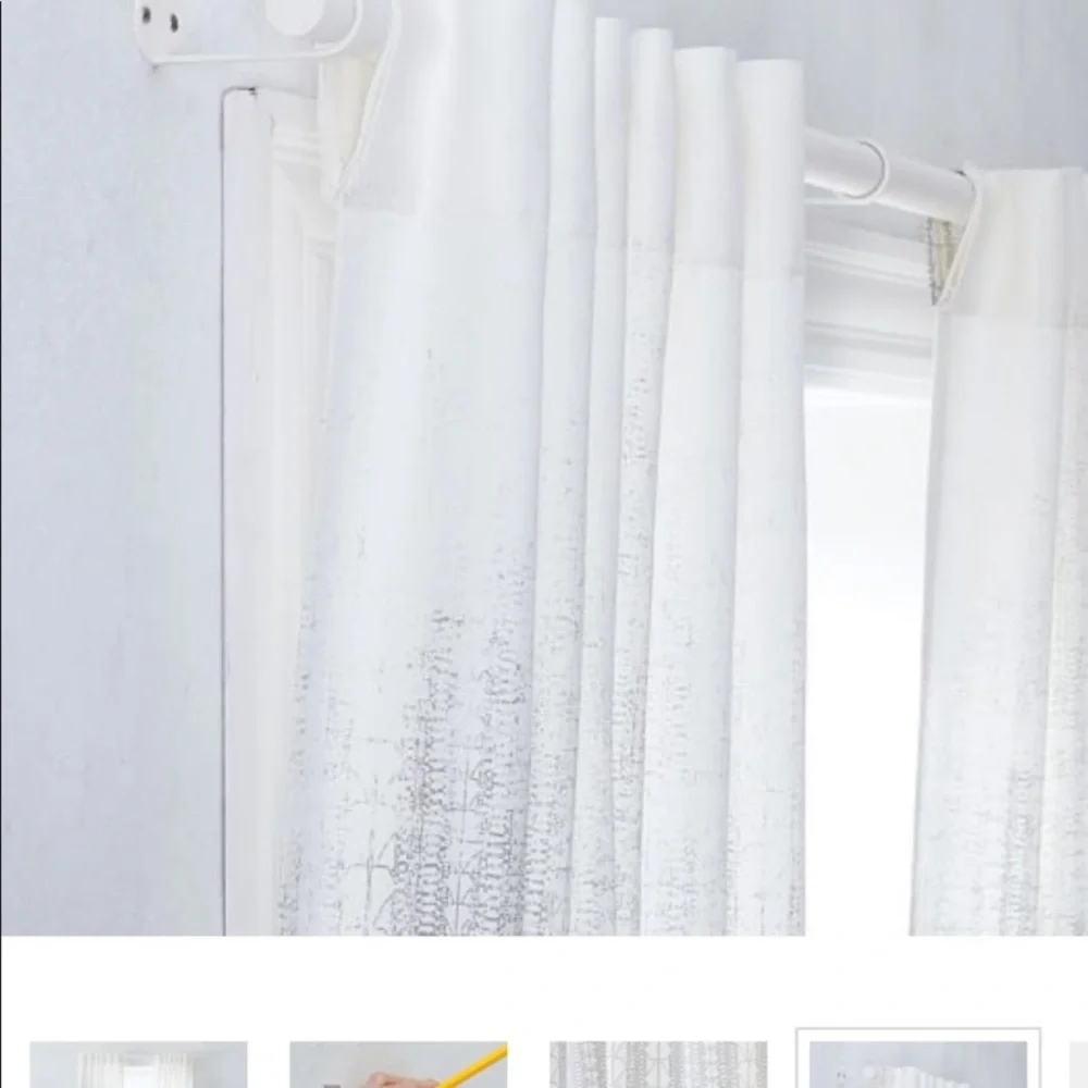 West Elm Echo Print Curtain Panel 48x84”_2